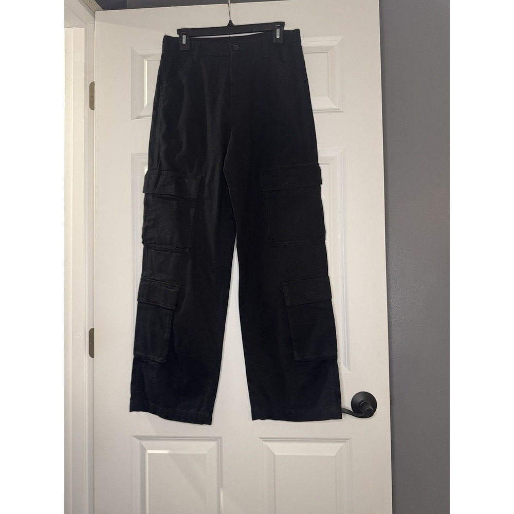 HM Cargo Pants Size 4 Black Nwt